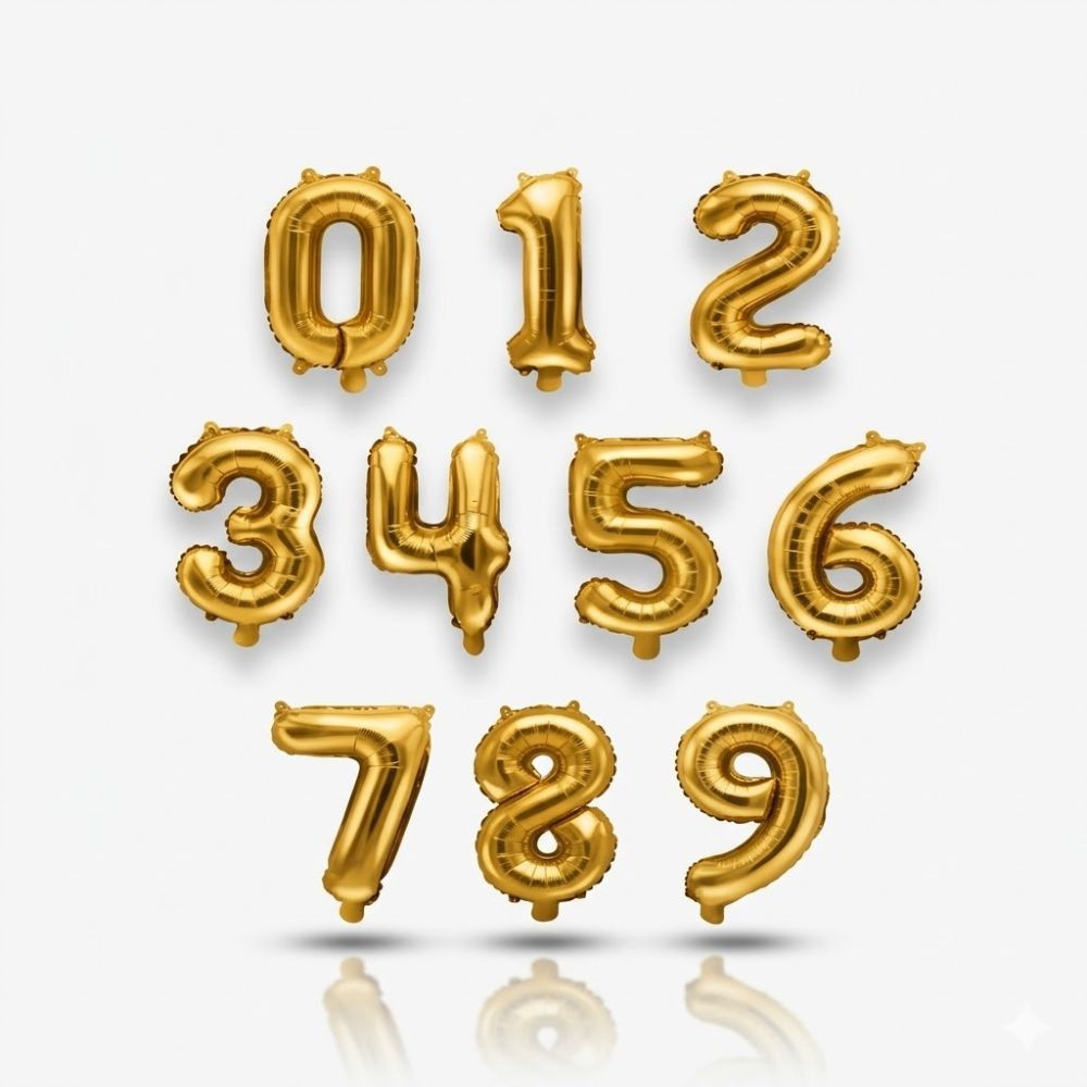 GLOBO F/NUMEROS 18" DEL 0-9 NS413476 CAO