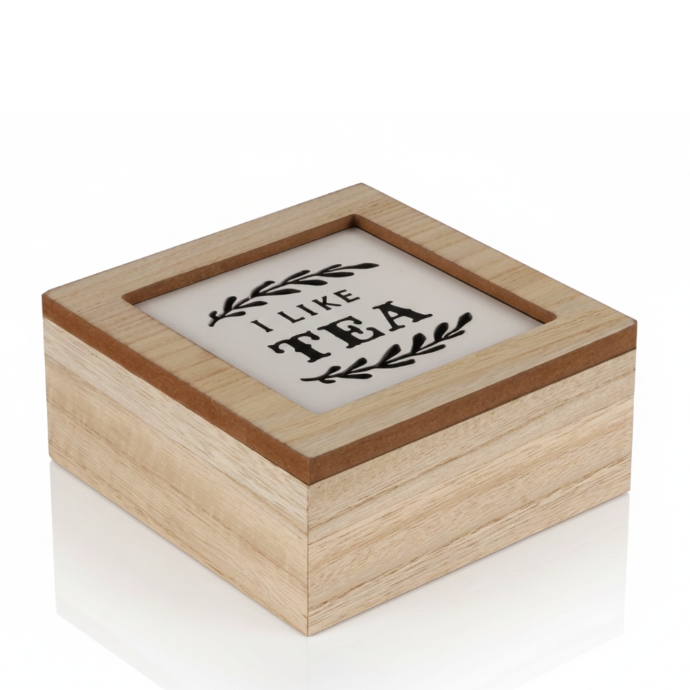 CAJA DE TE 15*15*7cm ART 106080 DAO