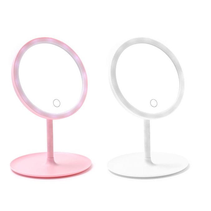 ESPEJO LED CON BASE 3 MODO LUZ CARGA USB 39008 DAO