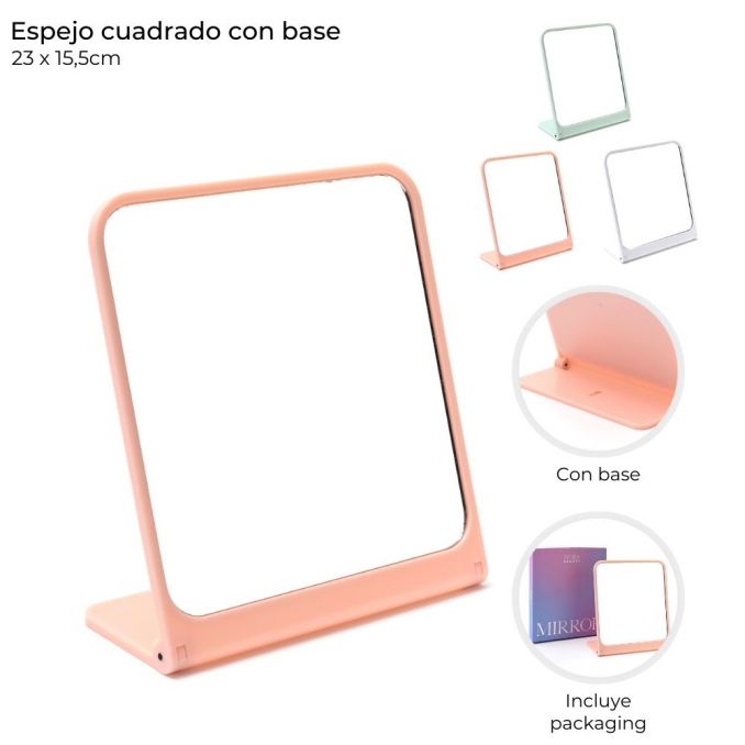 ESPEJO CUADRADO C/BASE ART 39010 DAO