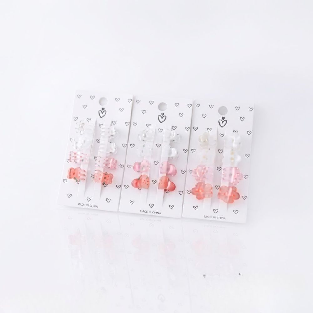 MINI BROCHES X8 TRASP TRENDY ART 54880 DAO