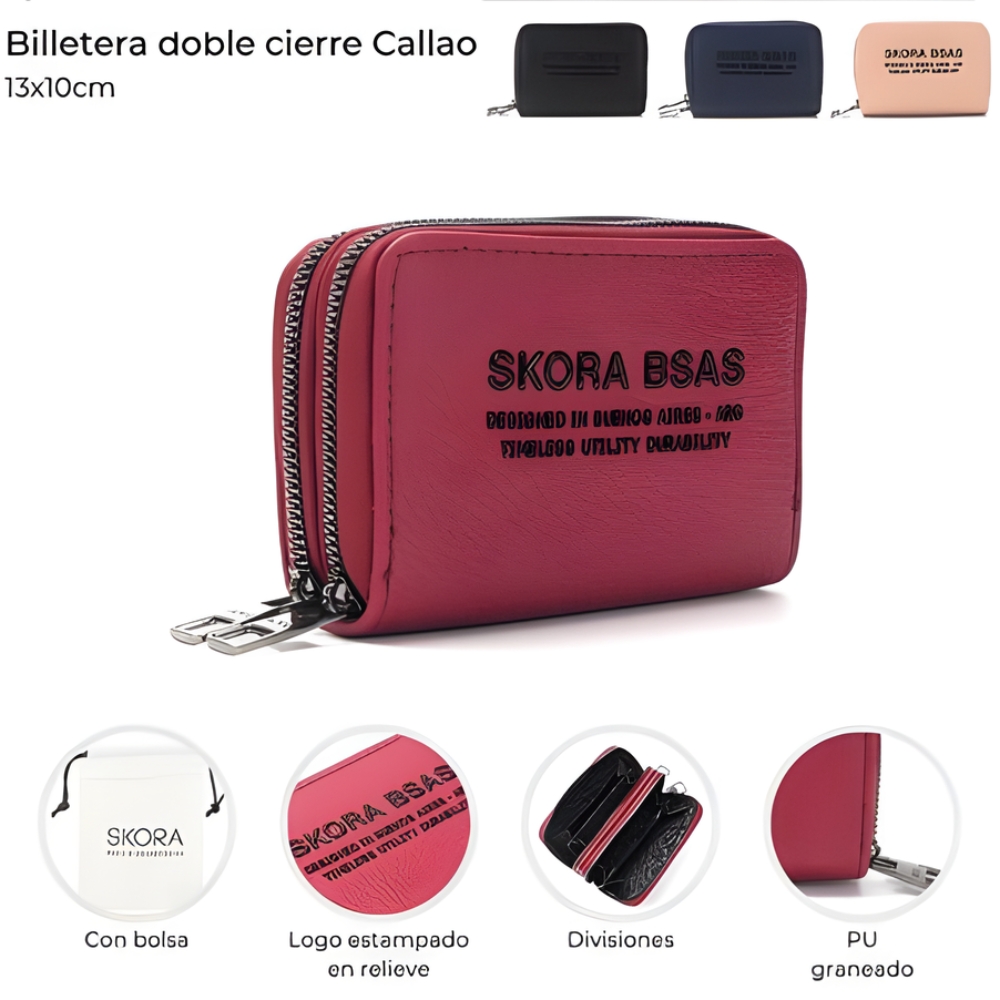 BILLETERA DOBLE CIERRE CALLAO ART 43856 DAO
