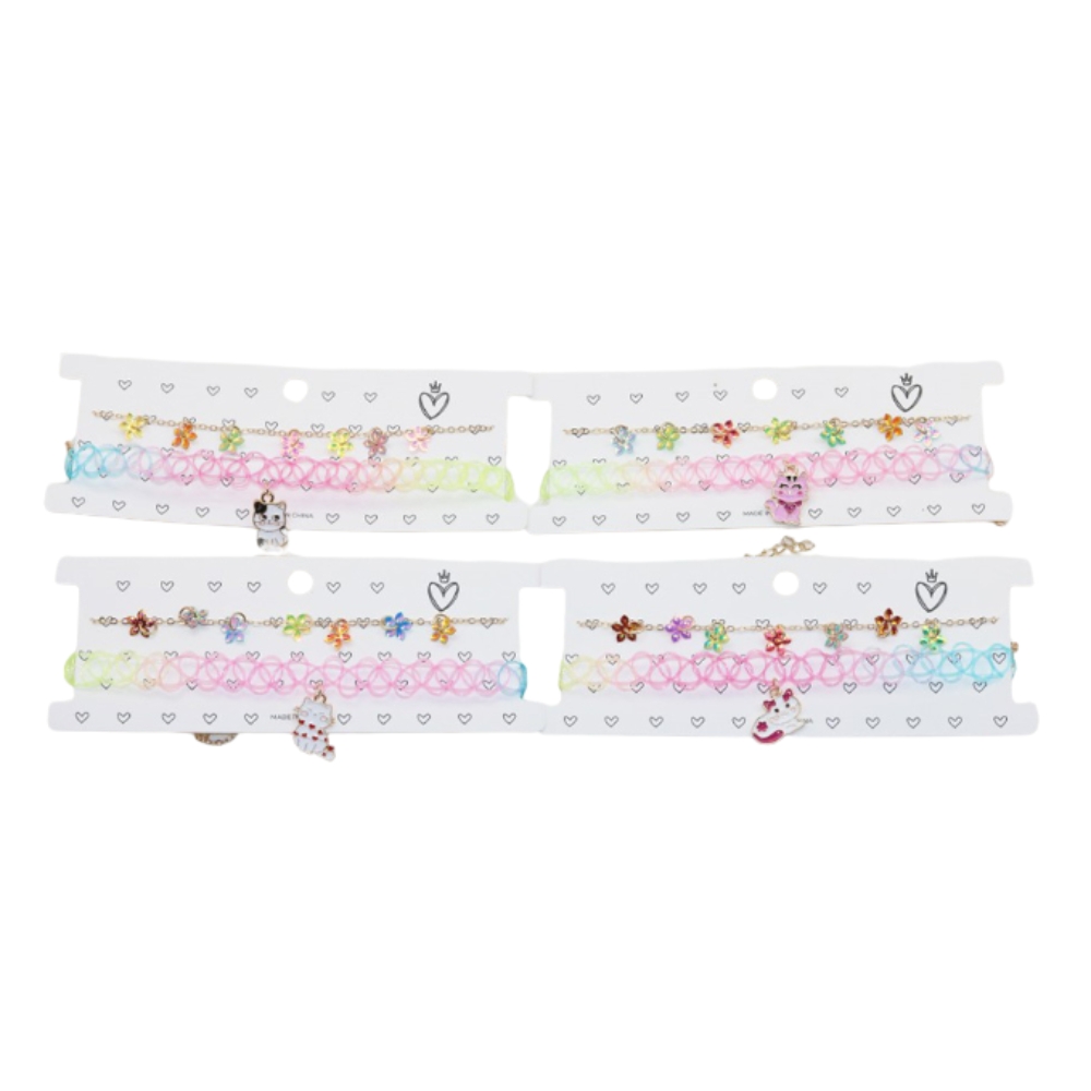 CHOKER INFANTIL C/DIJE GATITO ART 55035 DAO