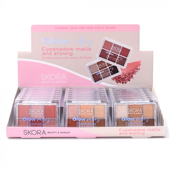 SOMBRAS P/OJOS COMB X6TONOS ART 39614 AAO