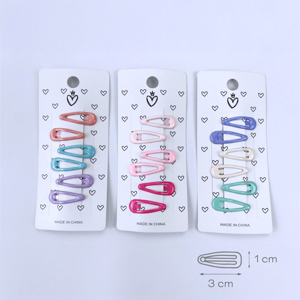 TIC TAC INFANTIL X6 COLORES HEBILLAS ART 54801 / 54108 DAO