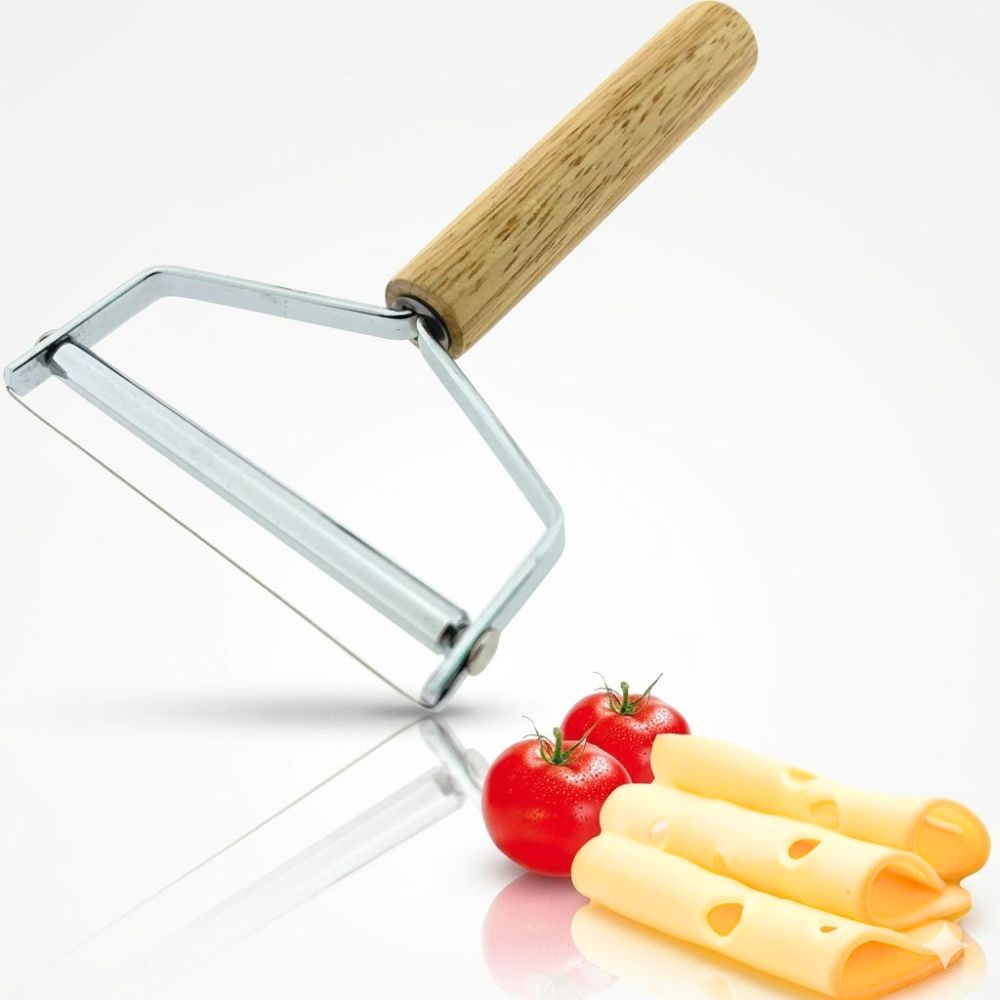 CORTA QUESO DE ACERO C/MANGO MADERA 23CM ART 20612 DAO