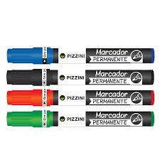 MARCADOR PIZZINI PERMANENTE AZUL PTA REDONDA 1260 AAO