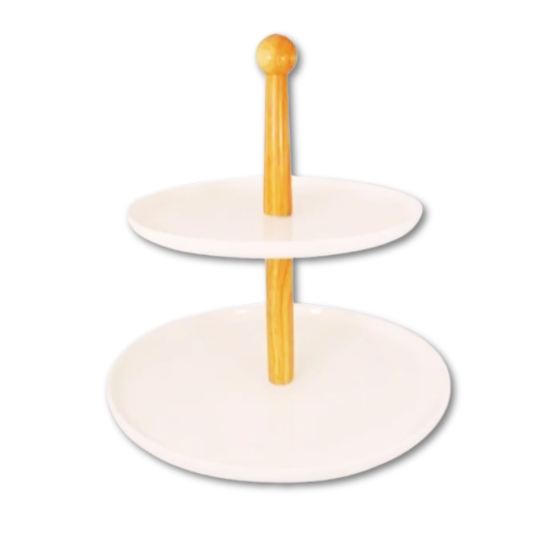PLATO PARA MASAS 2 PISOS PORC C/MADERA 25CM ART 4025835 EAO