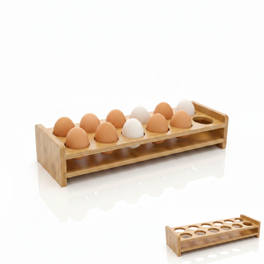 HUEVERA BAMBU P/12 UND  33x10x6.5CM ART CN19044 DAO