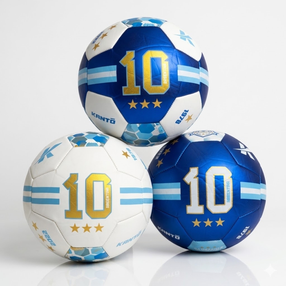 PELOTA DE FUTBOL N°5 WORLD 6 MODELOS (350G) ART 57107 DAO