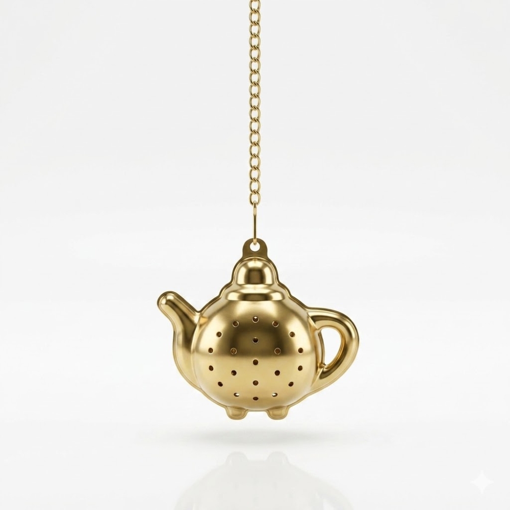 INFUSOR DE TE ACERO INOX DORADO ART 4931842 EAO