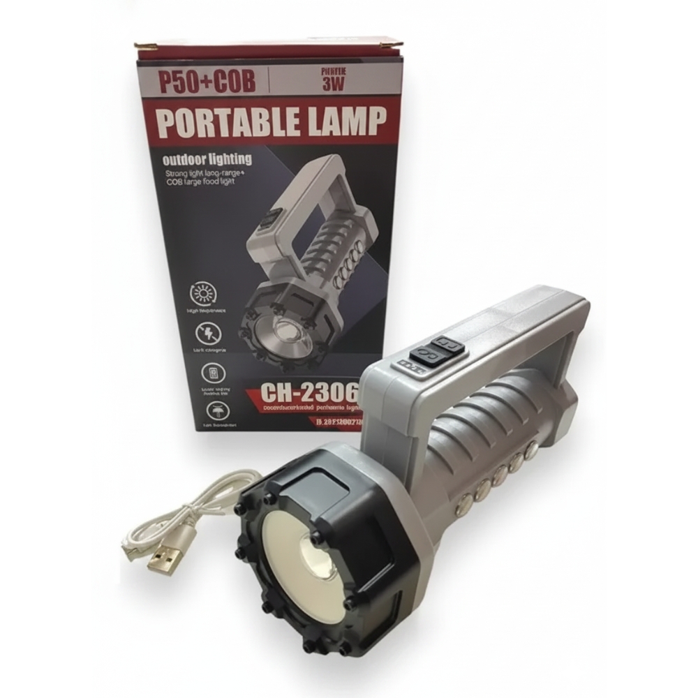 LINTERNA LED DE MANO USB ART JS-23068 EAO