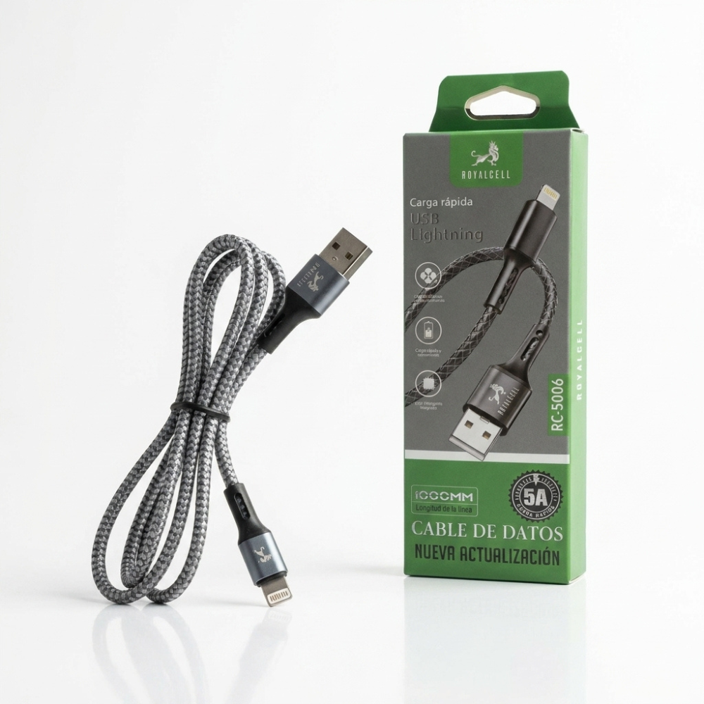 CABLE TIPO USB CARGA RAPIDA DE 1MTS ART RC-5006TC EAO