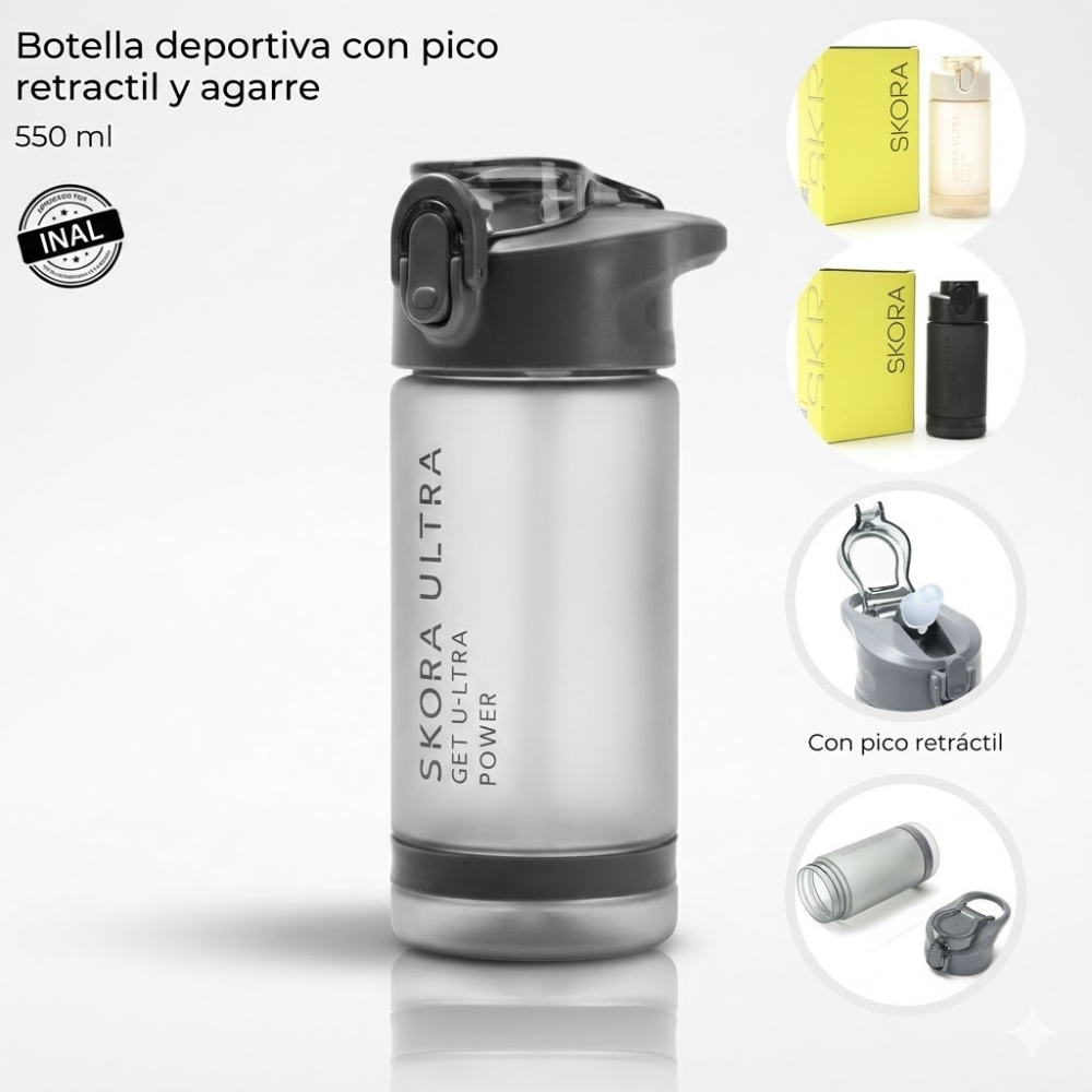 BOTELLA DEPORTIVA C/PICO 500ML ART 41857 EAO