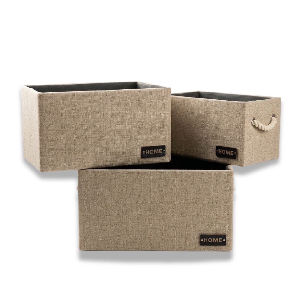 SET DE CAJA X3 ORGANIZADORA HOME C/MANIJAS ART CA6829 EAO