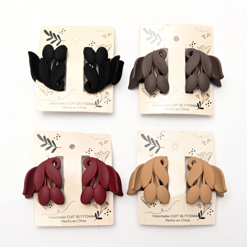 BROCHE DE PELO HOJITAS PL-1628-02 DAO
