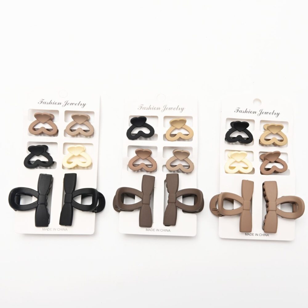 SET DE BROCHE DE PELO X6 PL-1623-11 DAO