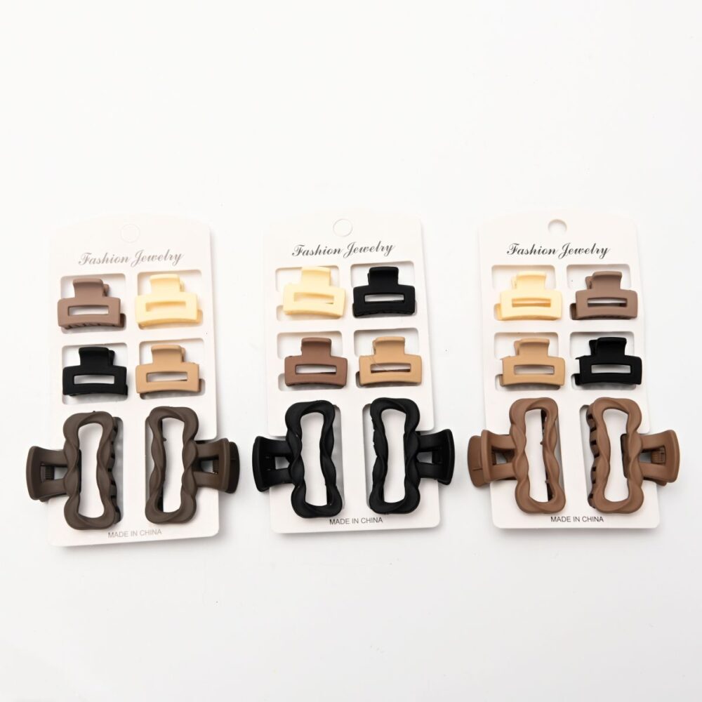 SET DE BROCHE DE PELO X6 PL-1623-12 DAO