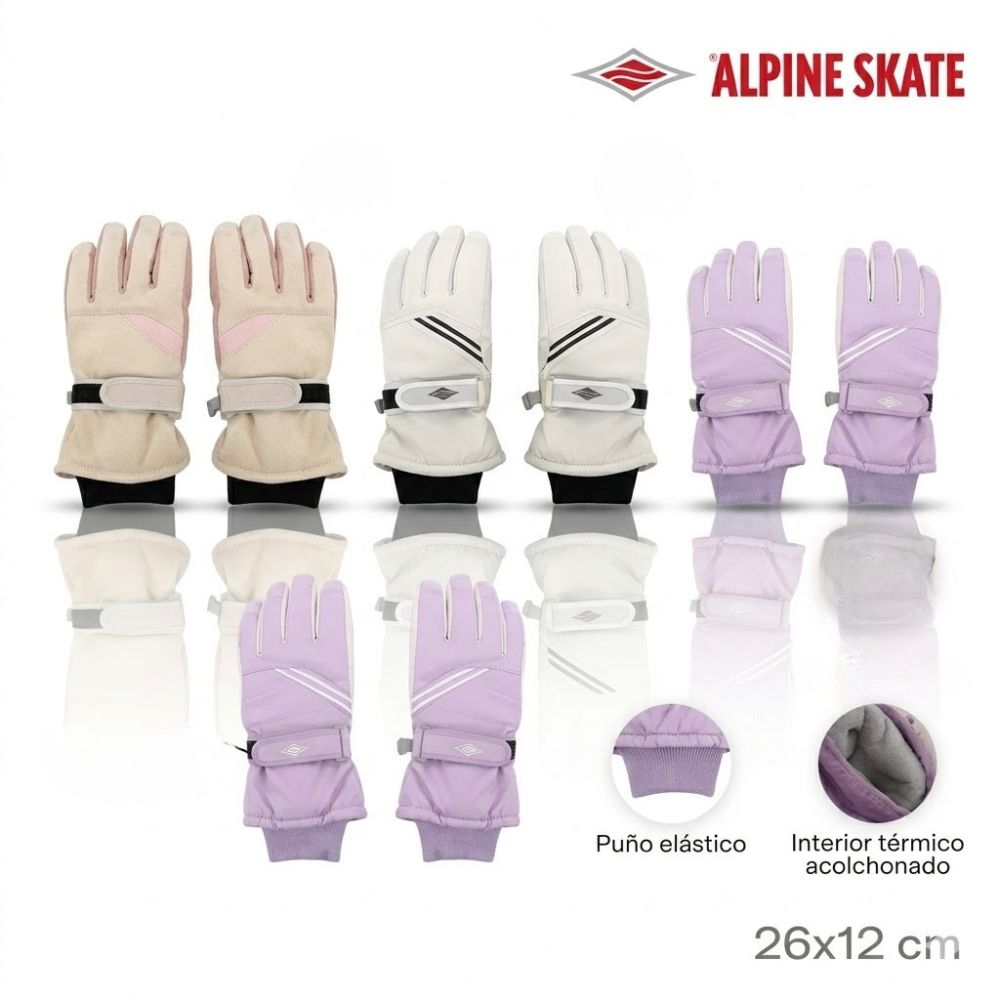 GUANTE DOS LINEAS ALPINE SKATE ART 31268 DAO