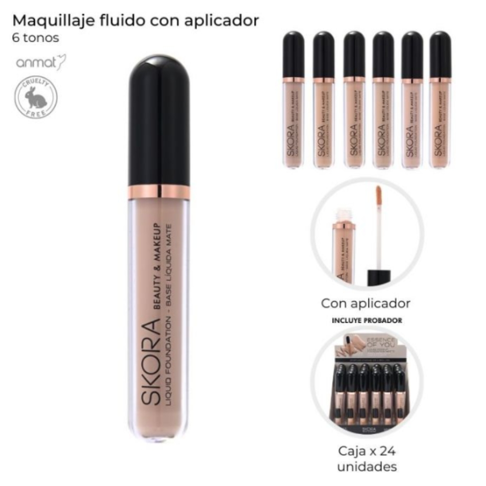 BASE LIQUIDA C/APLICADOR MATTE ART 39606 AAO