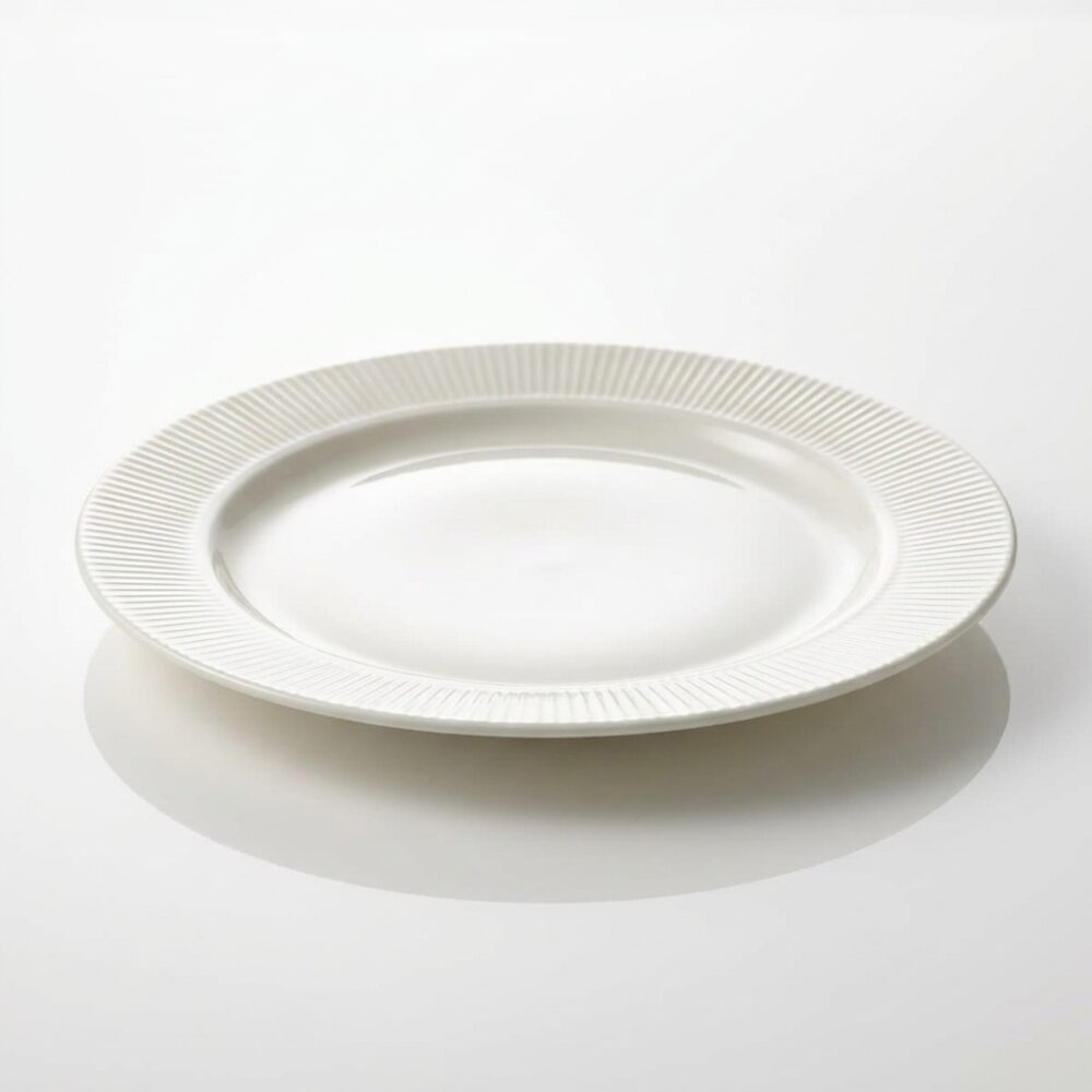 PLATO PLAYO POCELANA COLOR HUESO 28CM MAGNOLIA ART 247P FAO