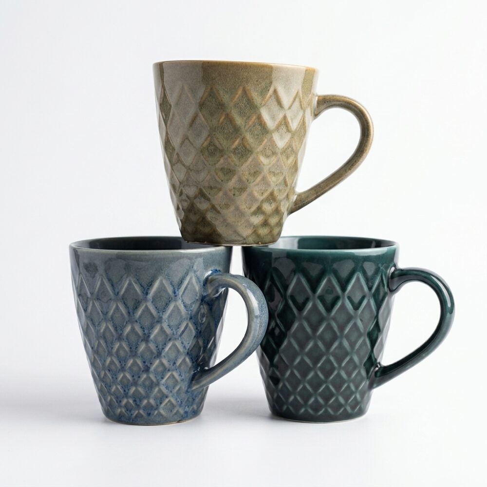 JARRO MUG 335ML BLUE/GREEN ART 233PG FAO