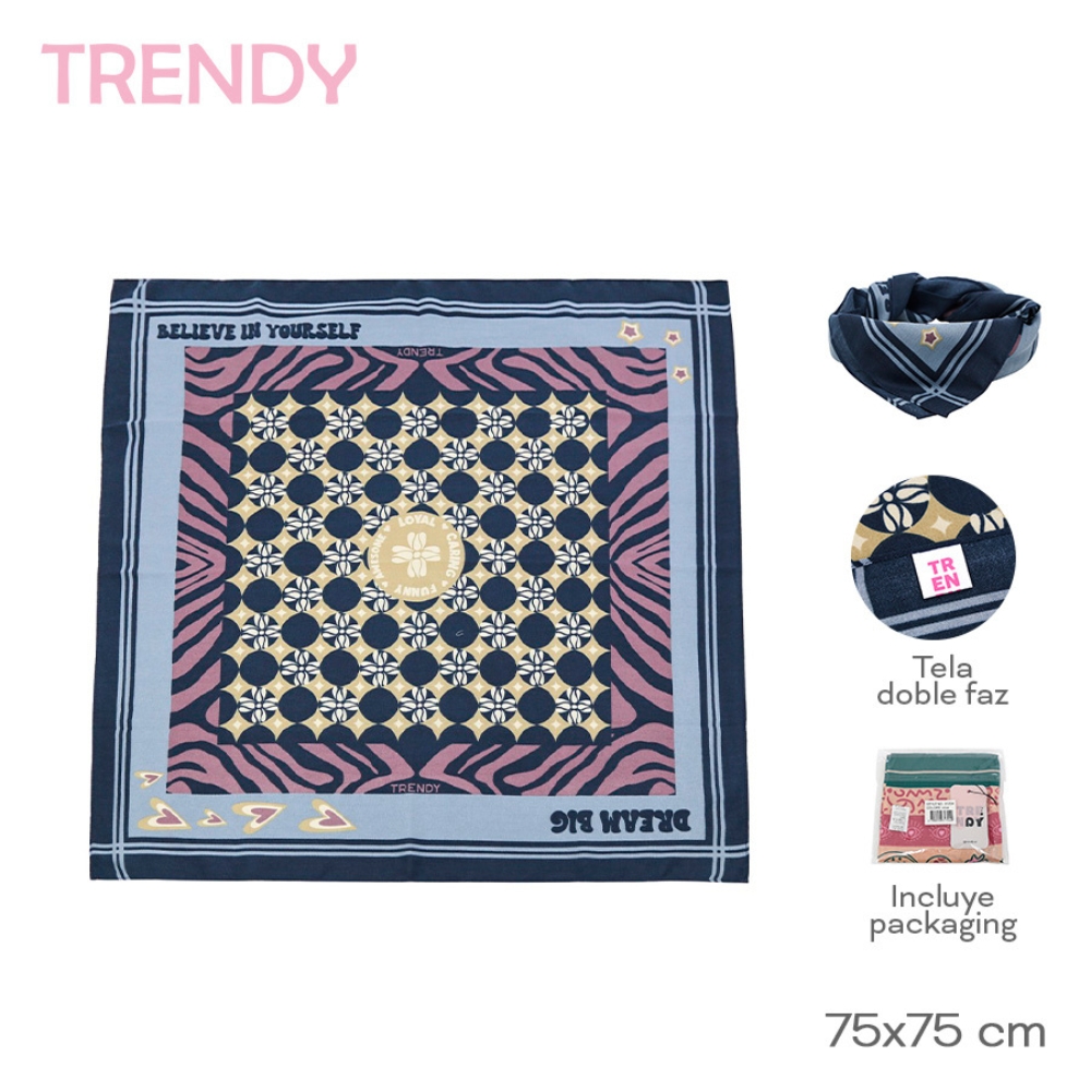 PAÑUELO TRENDY DOBLE FAZ ART 31700 FAO