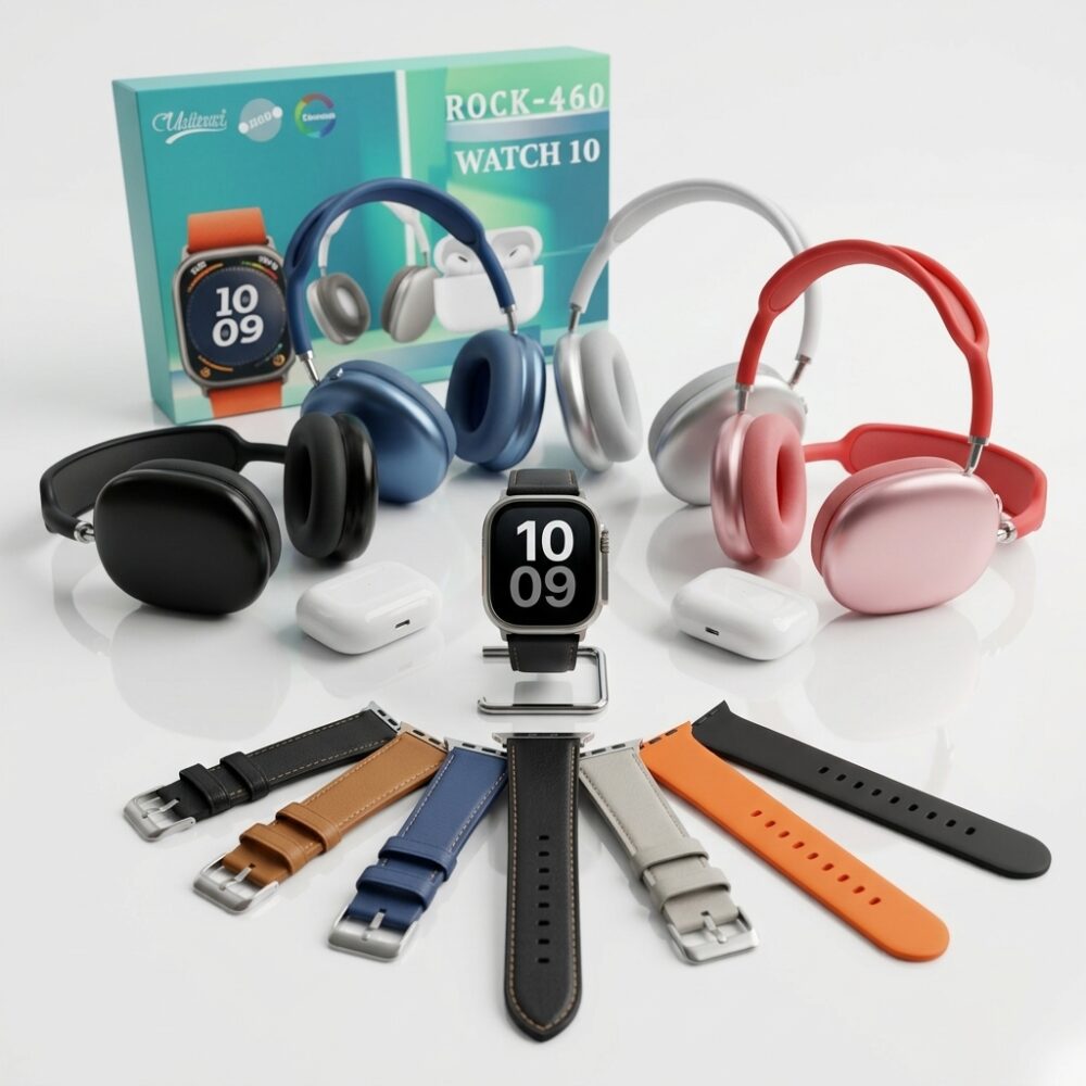 RELOJ SMART WACH CON AURICULAR Y  MALLAS ROCK-460 GAO