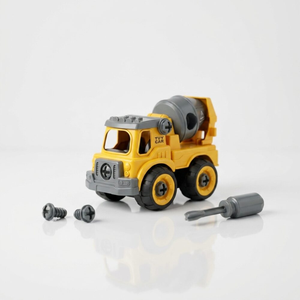 CAMION CONSTRUCTOR 12CM A FRICCION DIDACTICO ART T3851 GAO