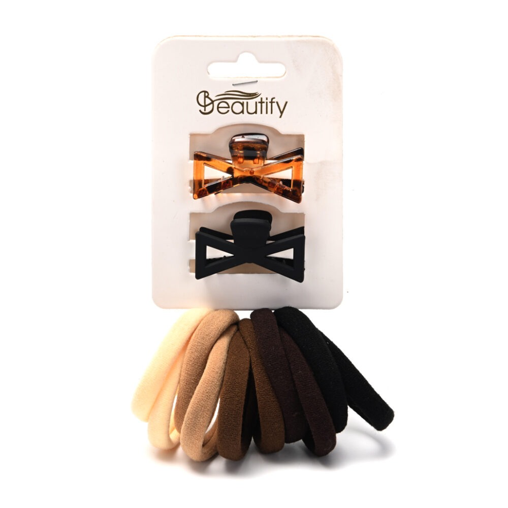 SET COLITA DE PELO + 2BROCHES ART PL-1597-07 GAO