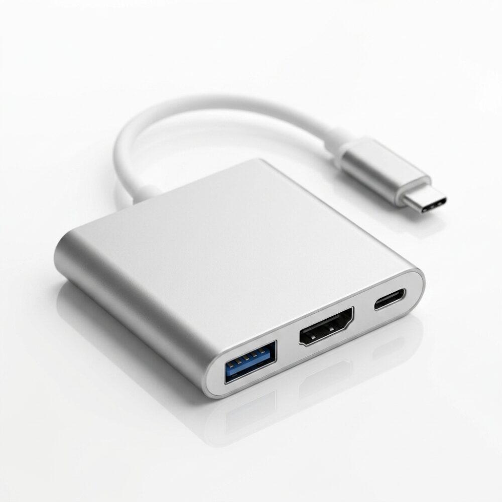 ADAPTADOR TYPE C A HDMI+USB 3.0+USB C 003-1114 HAO