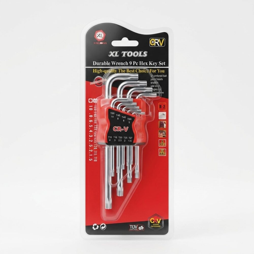 US SET LLAVE TOREX MEDIUM M 9PCS TQ-003 HAO