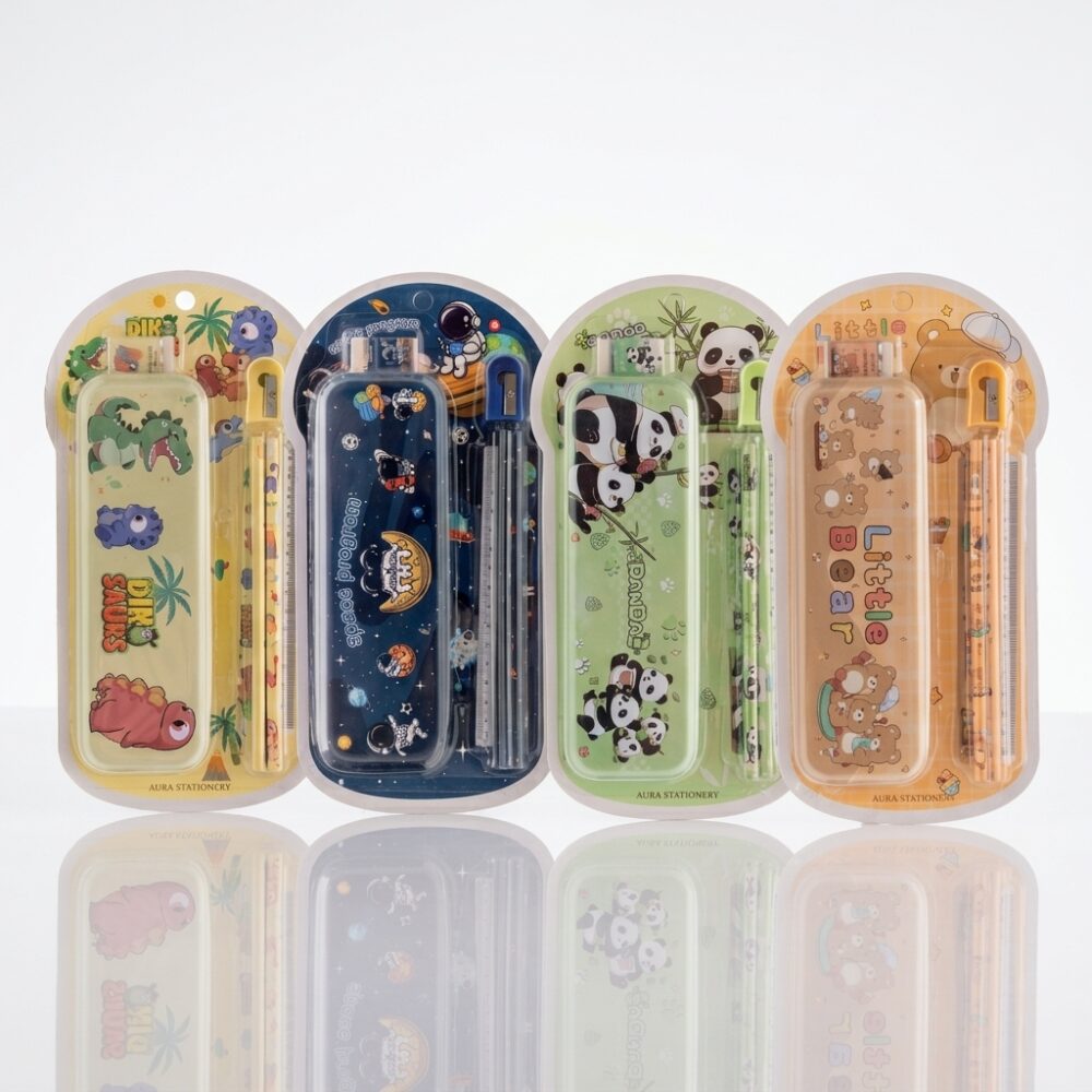 SET ESCOLAR BLISTER 5 PCS ART WJA026 HAO