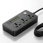 US EXTENSION C/ZAPATILLA 3 TOMA+5 USB A+USB C HAO