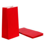 BOLSA ROJO X1UNI 12.5X7X24.5CM ART BC12RO HAO