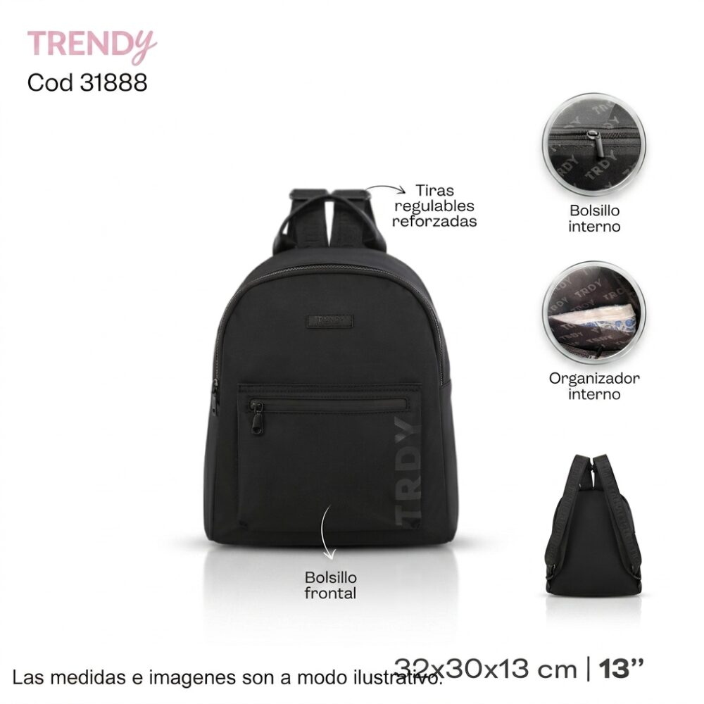 MOCHILA TRENDY C/TRENDY ART 31888 HAO