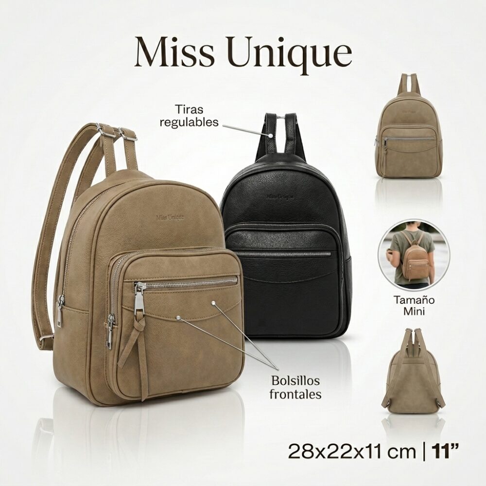 MOCHILA MISS UNIQUE ART 32076 HAO
