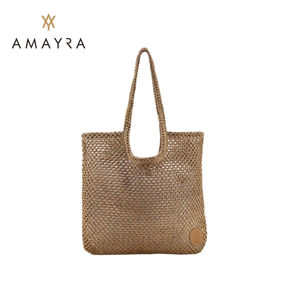 BOLSO PLAYERO AMAYRA MARRON ART 67.5086.1 HAO