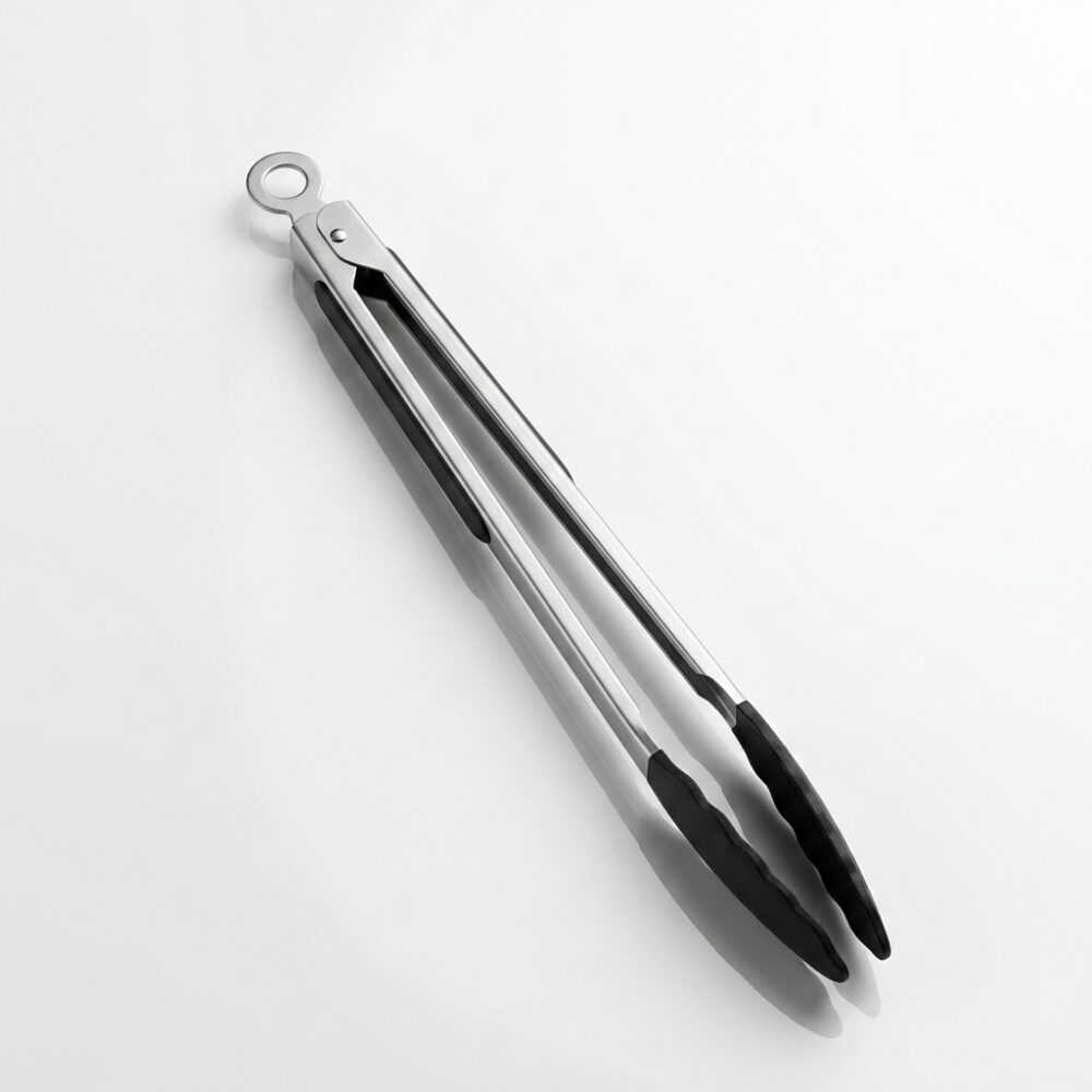 PINZA 30CM ACERO PUNTERA SILICONA 601E IAO