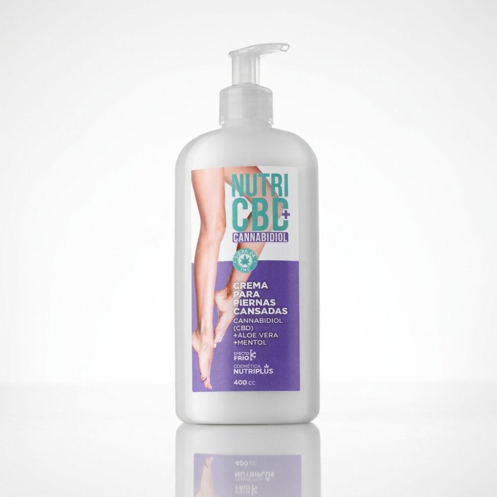 CREMA PARA PIERNAS CANSADAS CBD 400CC NUTRIPLUS ART C125 IAO