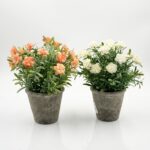 MACETITA CEMENTO C/FLOR 20CM ART 810851|EA43-04-05 IAO