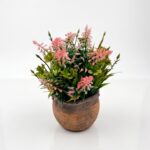 MACETITA CON PLANTA RUSTICA ART 810808|EA40-04-11 IAO