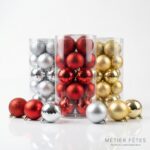 BOLA NAVIDEÑA ROJA SET x20 PCS 7CM ART 4956536R NAVI IAO