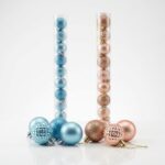 BOLA NAVIDEÑA ROSA VIEJO SET x10 PCS 4CM 4956527 NAVI IAO
