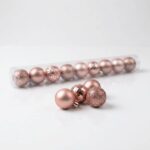 BOLA NAVIDEÑA ROSA VIEJO x10PCS 5CM ART 4956515RV NAVI IAO