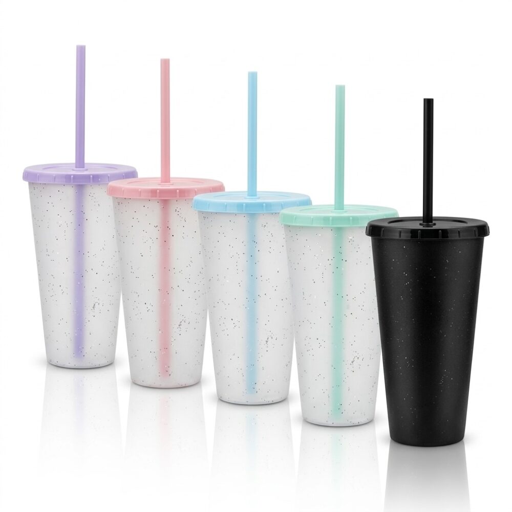 VASO GLITTER C/SORBETE XL 750CC IAO