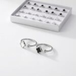 ANILLO ACERO BCO FLOR VC AN2196P IAO