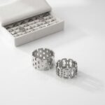 ANILLO ACERO GRUESO CALADO AN2213 IAO