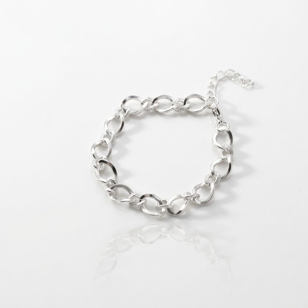 PULSERA ACERO BLANCO ESPECIAL APU257P IAO