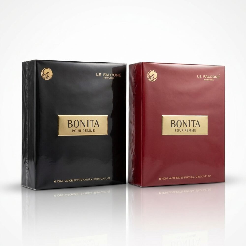 PERFUME ARABE BONITA NEGRO/ BORDO 100ML MQ6221/ MQ6226 HAO